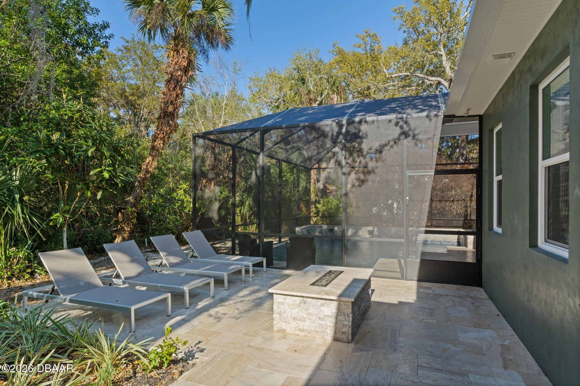 122 Beach Street Ponce Inlet, FL 32127 - Photo 13 of 73 Fire Pit Area