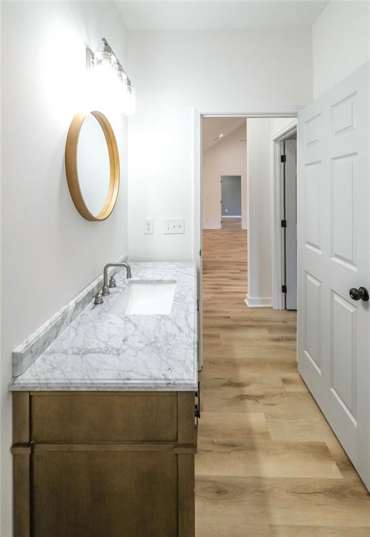 128 Pollard Road Temple, GA 30179 - Photo 27 of 36 a bathroom with a sink and a mirror