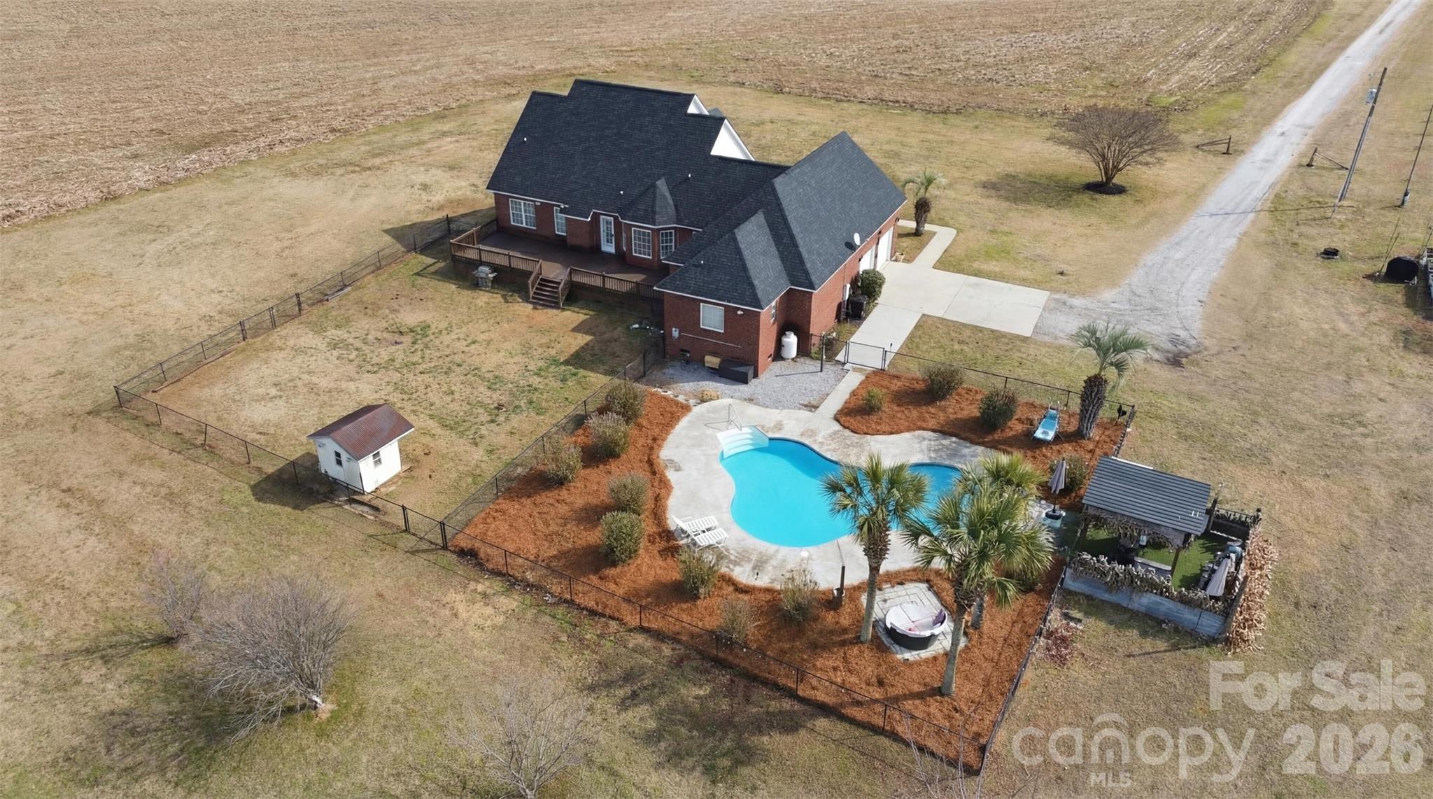 2535 Citrus Lane Sumter, SC 29153 - Photo 43 of 47 an aerial view of a house with outdoor space
