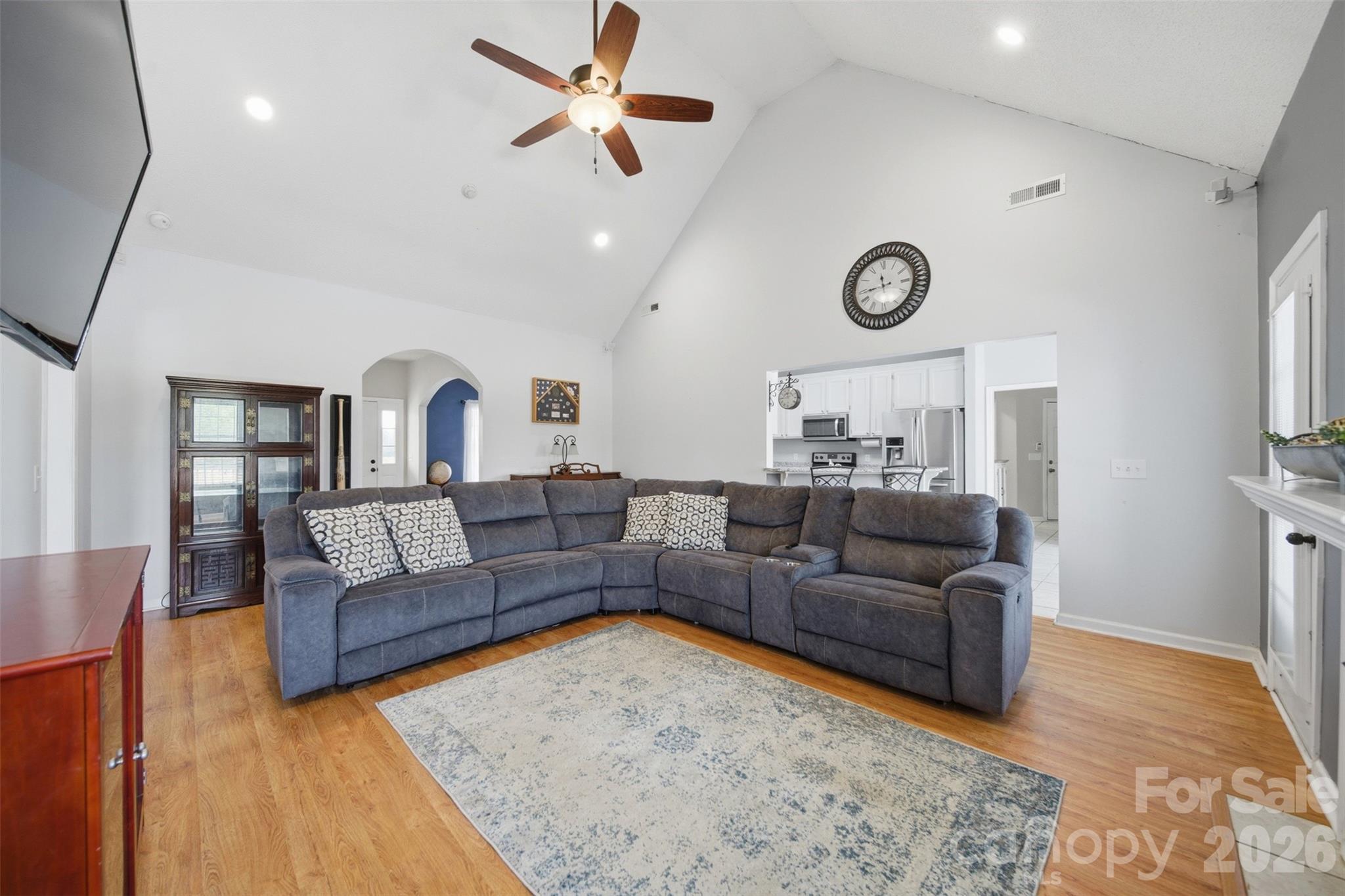 2535 Citrus Lane Sumter, SC 29153 - Photo 7 of 47 a living room with furniture and a wooden floor
