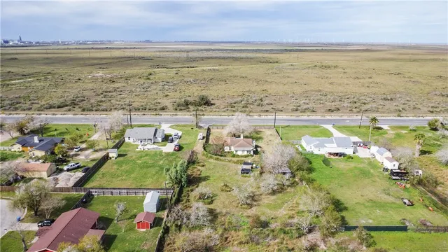 a view of an ocean and beach