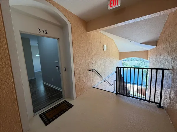 a view of a hallway