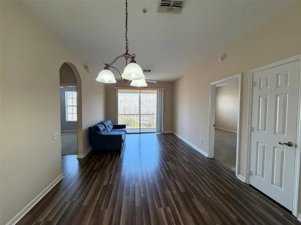 a view of a livingroom with furniture window