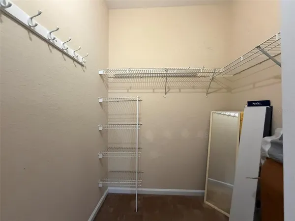 a view of walk in closet