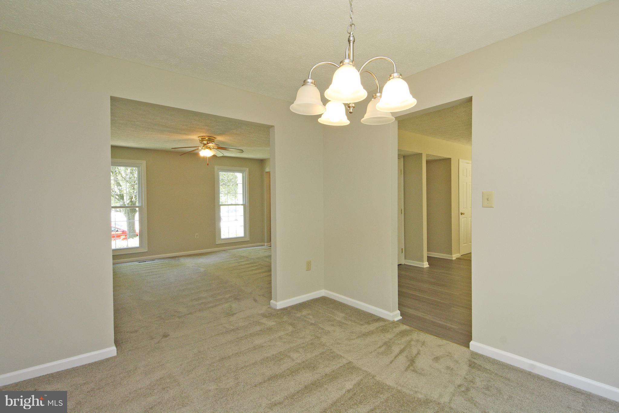 9526 Kings Grant Road Laurel, MD 20723 - Photo 8 of 30 Dining Room with view of Living Rm & Kitchen