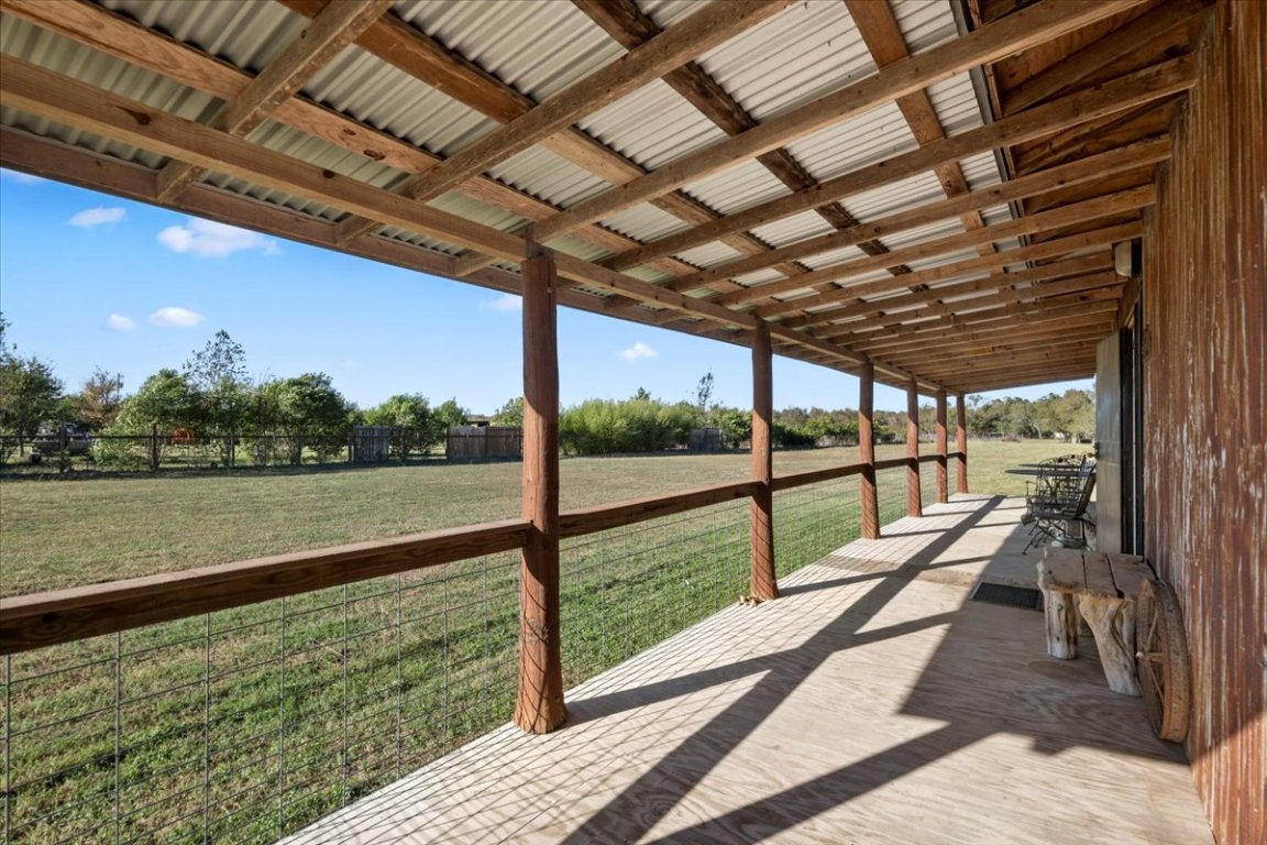 4339 Pettytown Road Dale, TX 78616 - Photo 19 of 33 Deck with a lawn