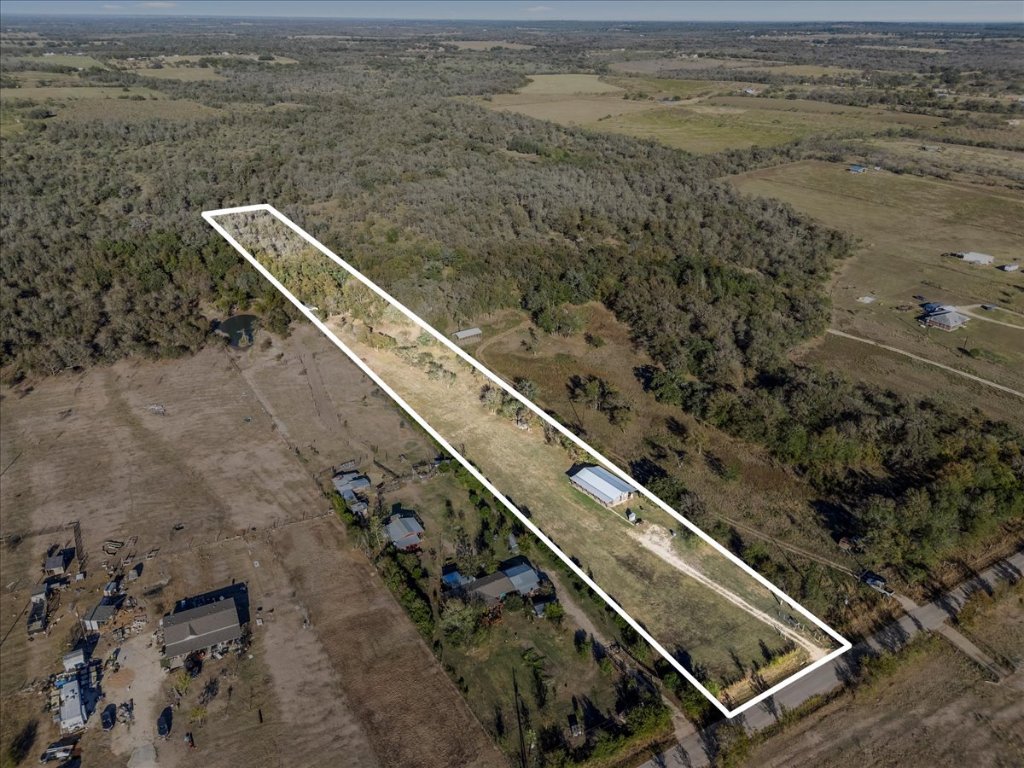 4339 Pettytown Road Dale, TX 78616 - Photo 30 of 33 View of property location with property boundaries highlighted and rural landscape