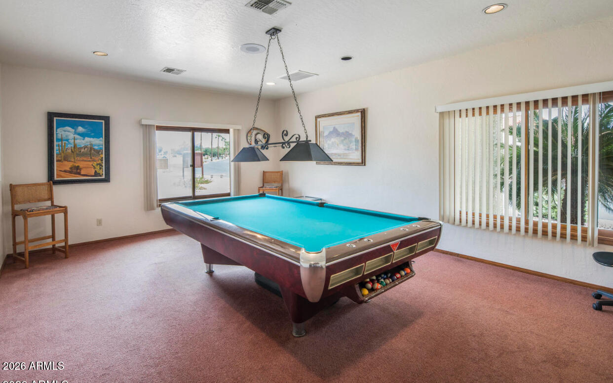 542 South Higley Road, Unit 61 Mesa, AZ 85206 - Photo 33 of 33 a room with pool table and windows
