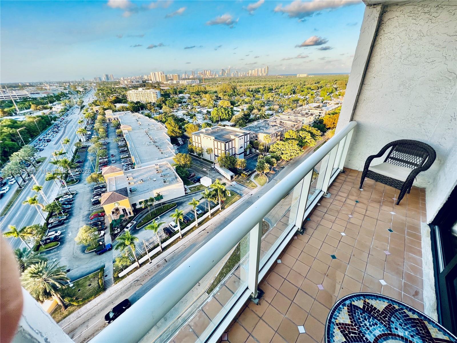 13499 Biscayne Boulevard, Unit PH1705 North Miami, FL 33181 - Photo 17 of 37 an aerial view of a city