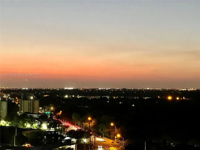 a view of city and ocean