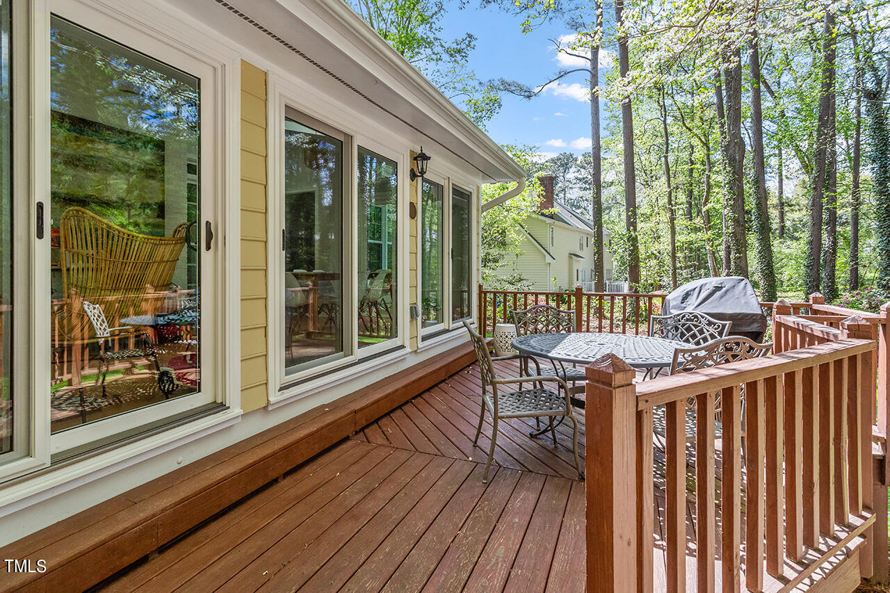 2520 Harptree Court Raleigh, NC 27613 - Photo 14 of 69 a view of a patio on the roof deck