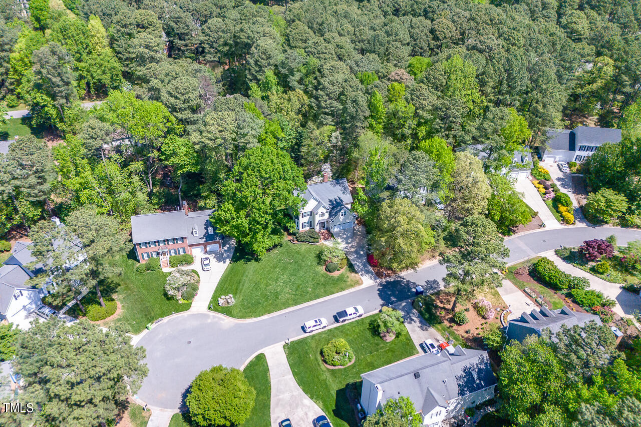 2520 Harptree Court Raleigh, NC 27613 - Photo 2 of 69 an aerial view of a house with a garden
