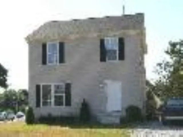 a aerial view of a house