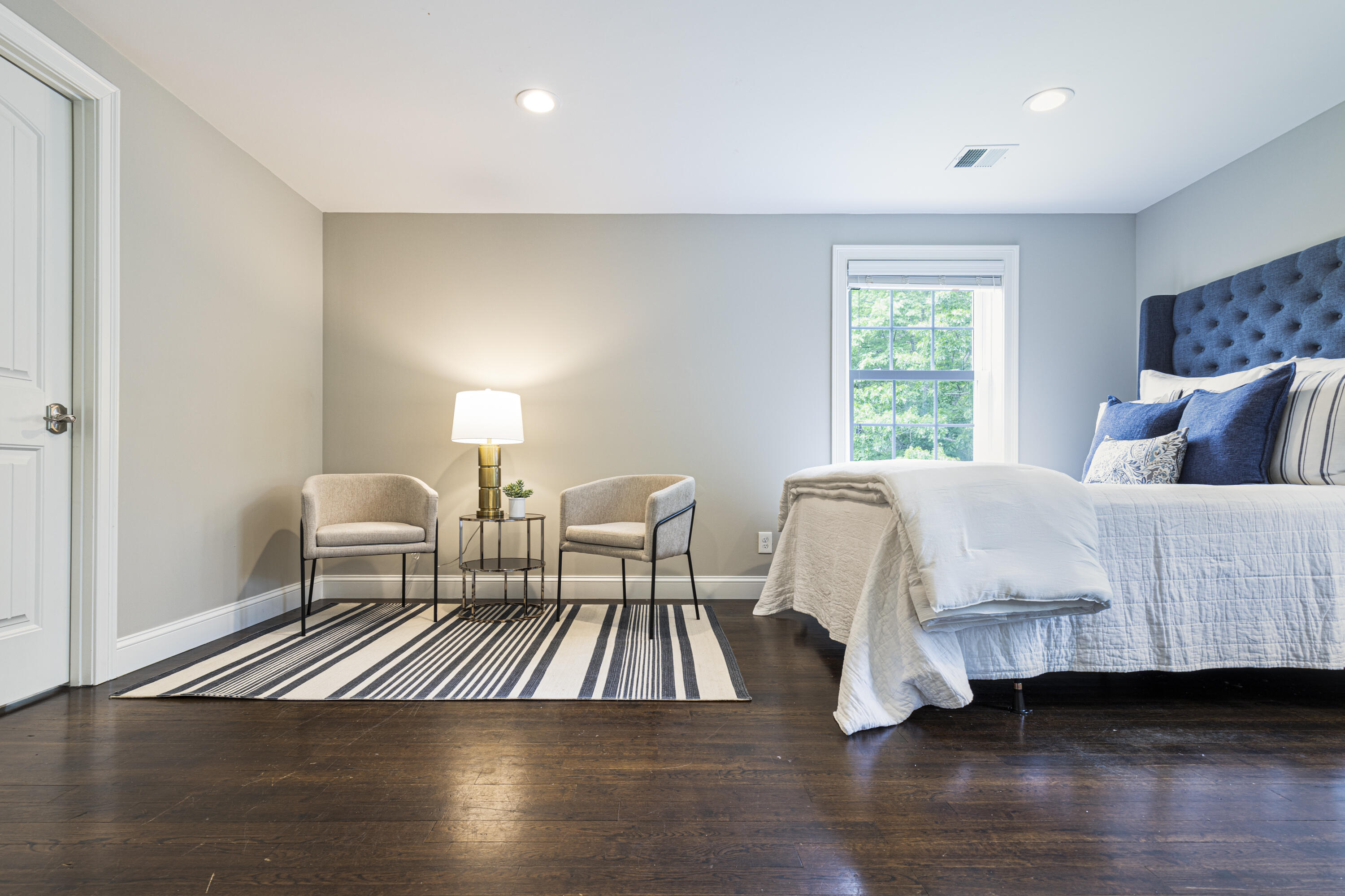 52 Boardley Road Sandwich, MA 02563 - Photo 83 of 100 a bedroom with a bed and wooden floor