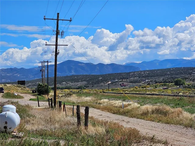 a view of a lake with a mountain in the background