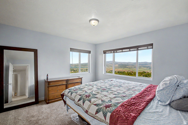12645 East Cedar Ridge Drive Fairview, UT 84629 - Photo 13 of 34 Wall-to-wall carpeting and large windows with horizontal blinds