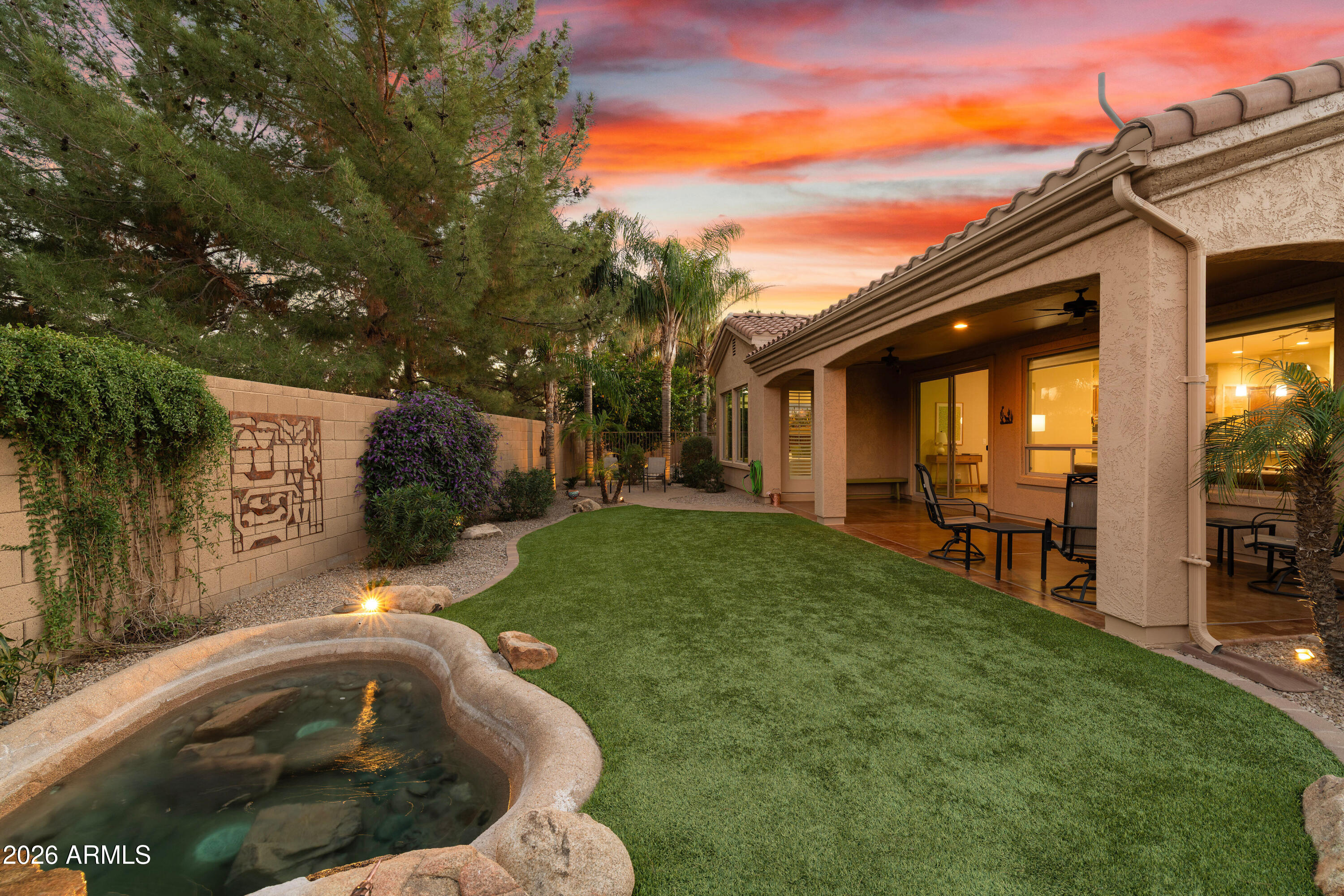 5291 South Sugarberry Court Gilbert, AZ 85298 - Photo 5 of 67 a house view with a garden space
