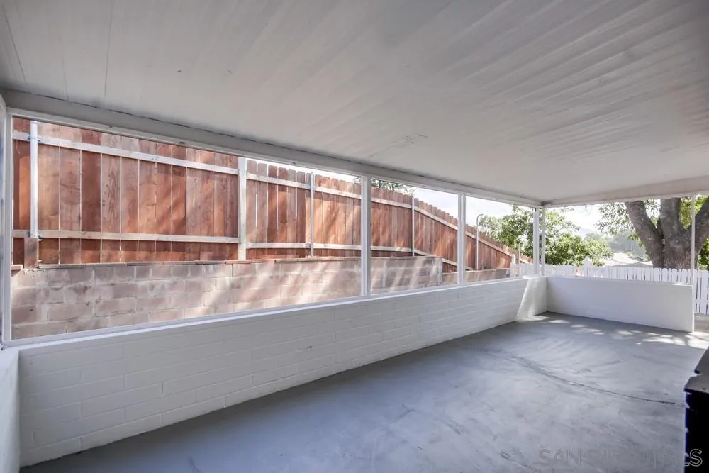 344 Mountain View Road El Cajon, CA 92021 - Photo 27 of 38 a view of wooden floor and bench in a room
