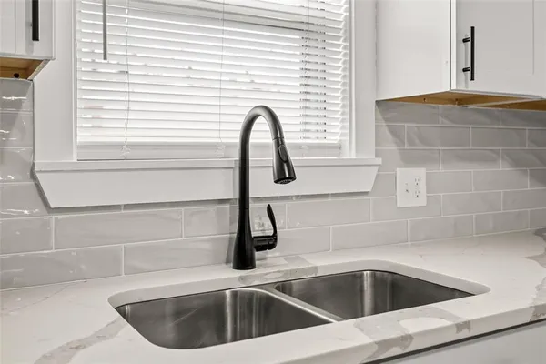 a close view of sink and a window