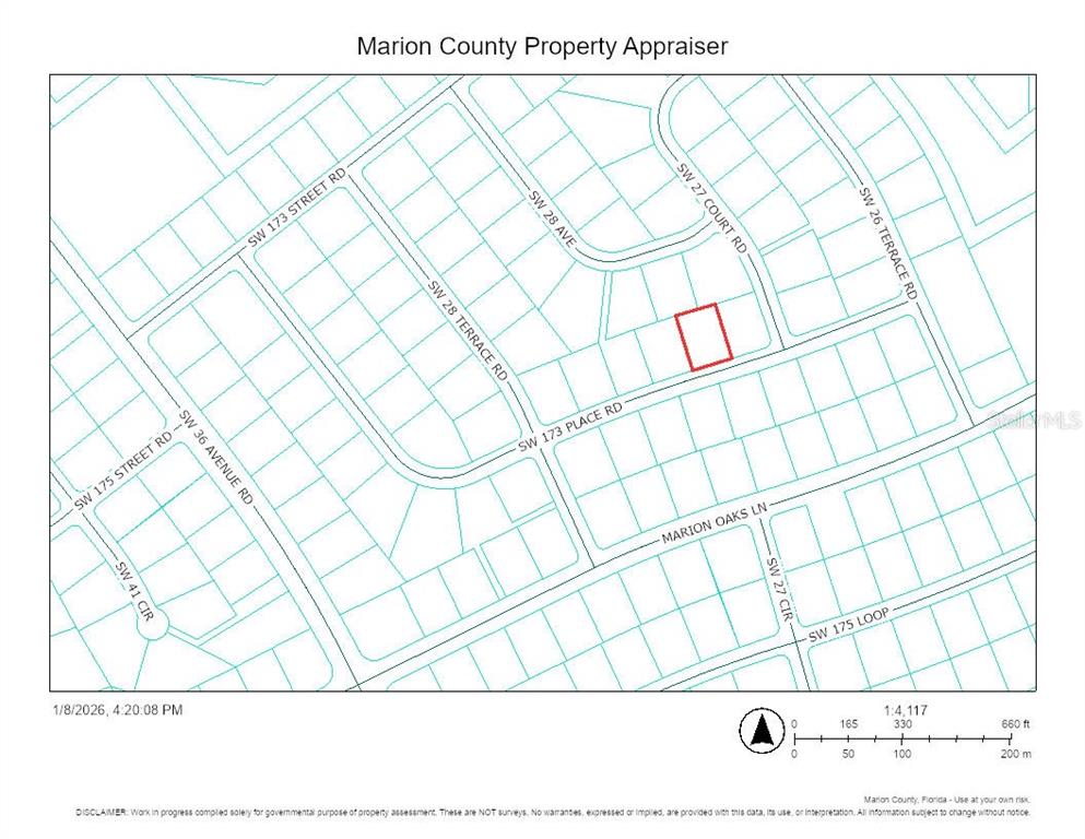0 Southwest 173rd Place Road Ocala, FL 34473 - Photo 2 of 4 a view of a black white and white wall