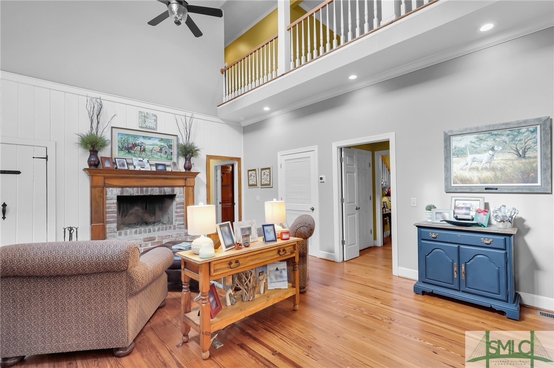 980 Bernard Smith Road Statesboro, GA 30461 - Photo 15 of 49 Great Room w/ fireplace seating area
