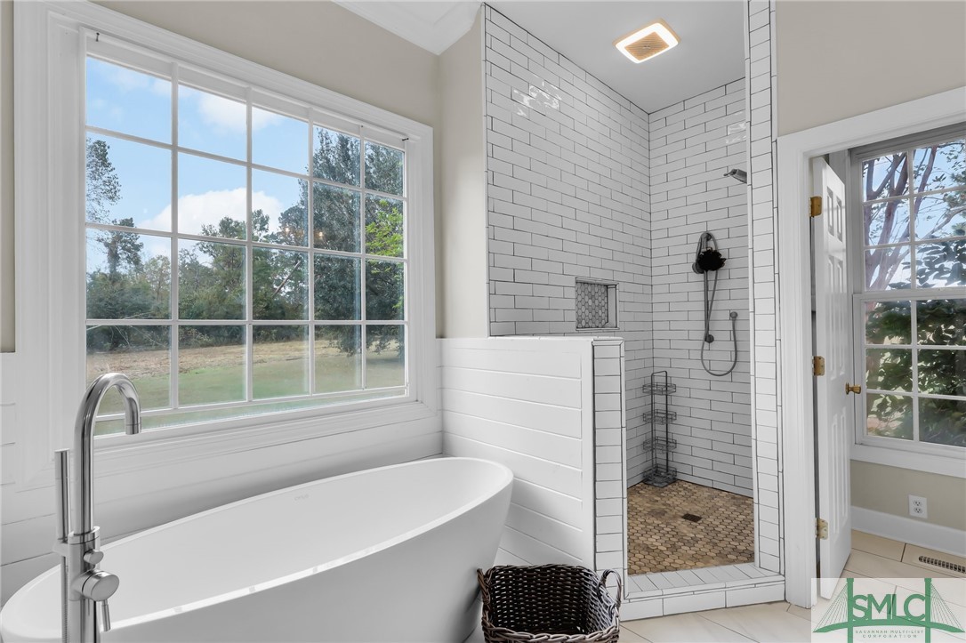 980 Bernard Smith Road Statesboro, GA 30461 - Photo 25 of 49 Separate soaking tub & large shower