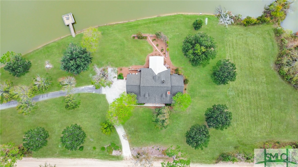 980 Bernard Smith Road Statesboro, GA 30461 - Photo 43 of 49 Overhead view of house