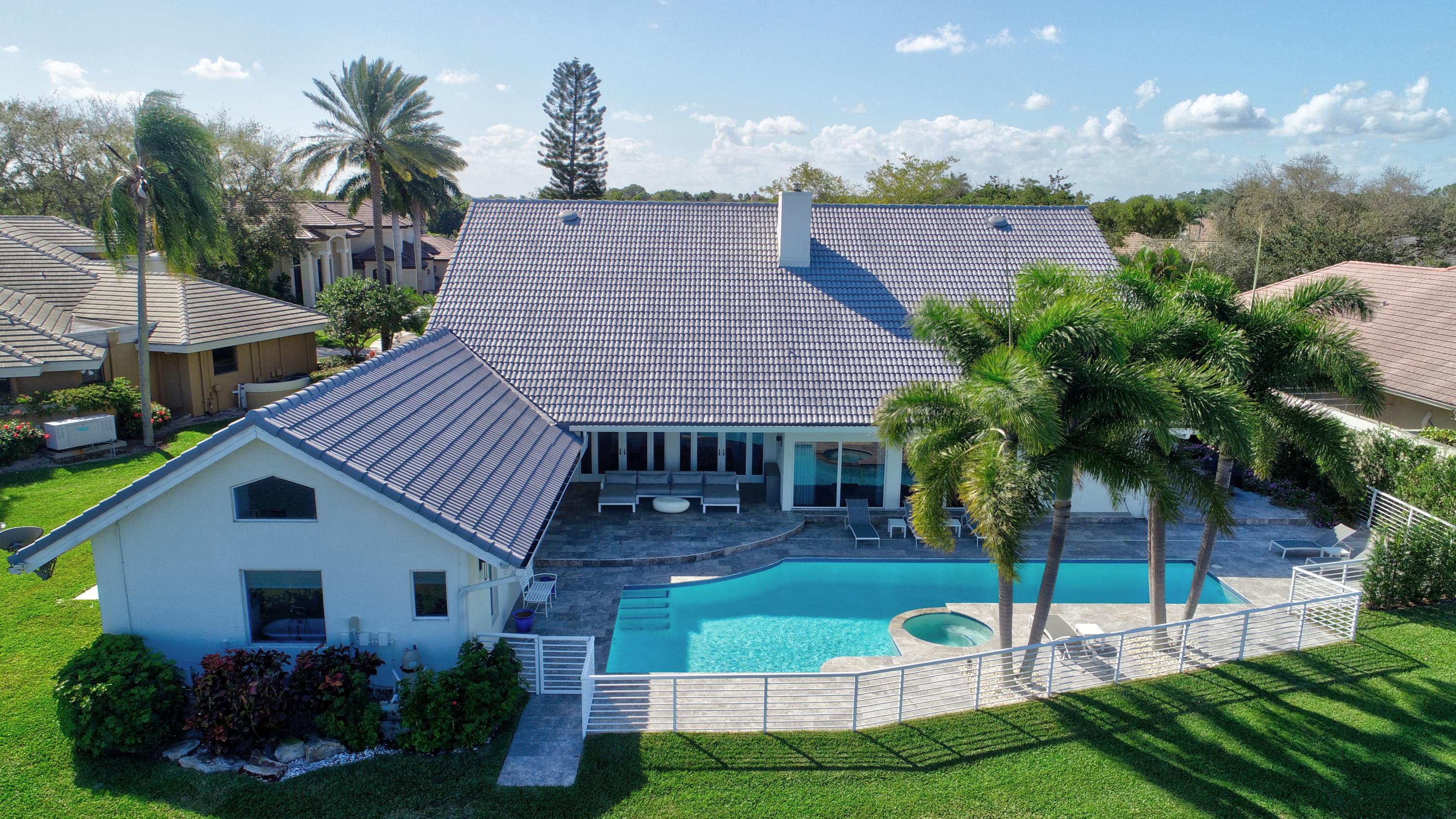 4850 Regency Court Boca Raton, FL 33434 - Photo 27 of 30 Aerial View of Pool