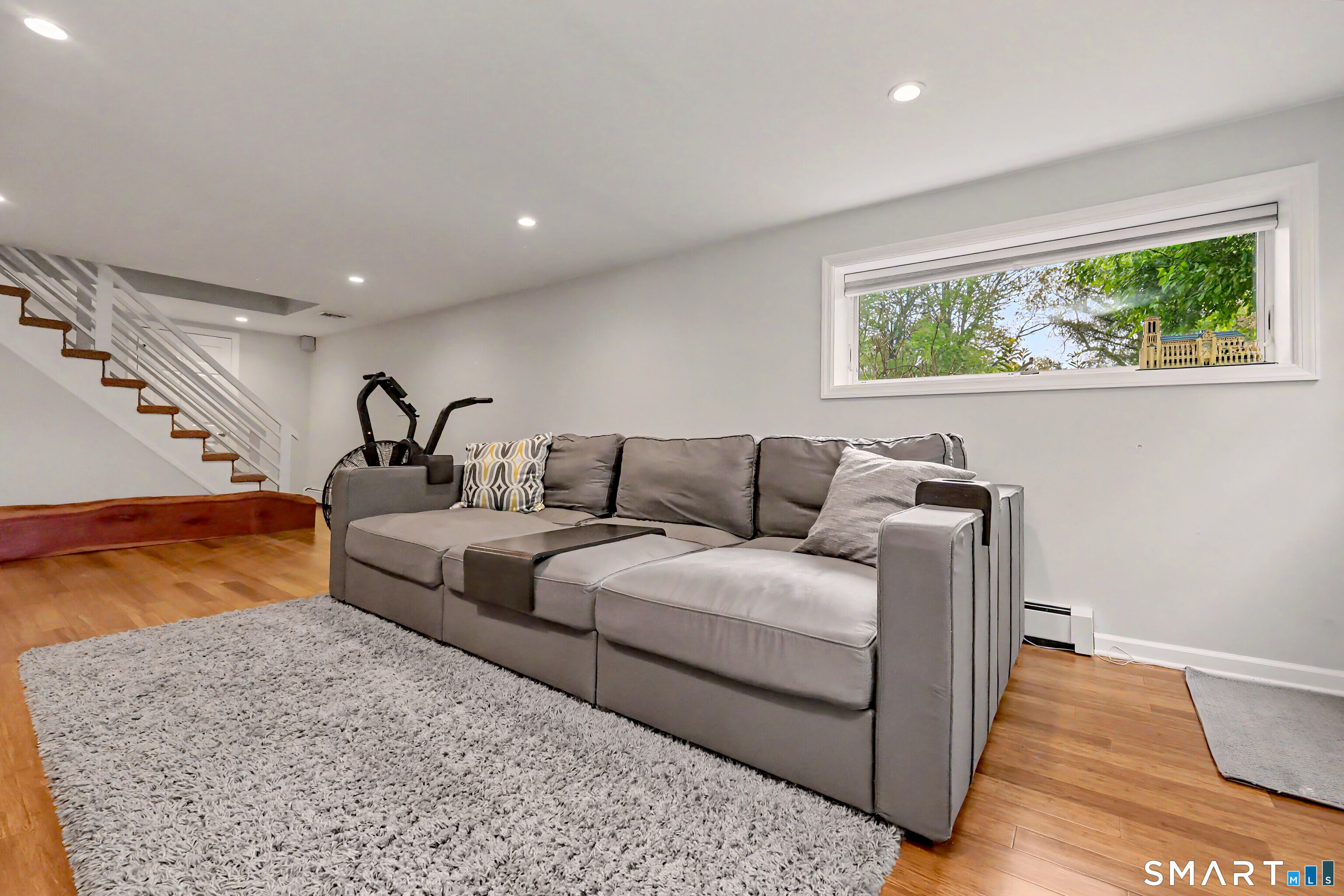 46 Todds Road Ridgefield, CT 06877 - Photo 24 of 35 Stairs lead to the beautifully finished lower level.