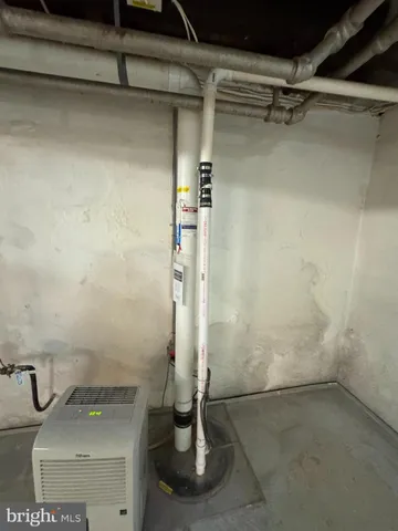 a view of a storage room