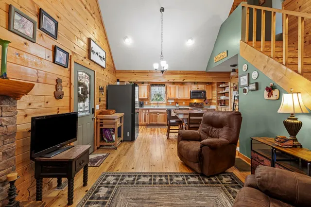 a bed room with a bed and a walk in closet