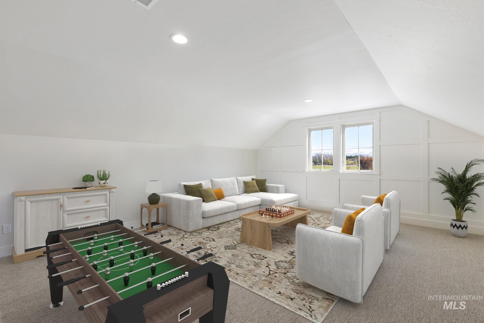 3501 South El Rio Avenue Boise, ID 83709 - Photo 18 of 31 Playroom with light carpet and recessed lighting