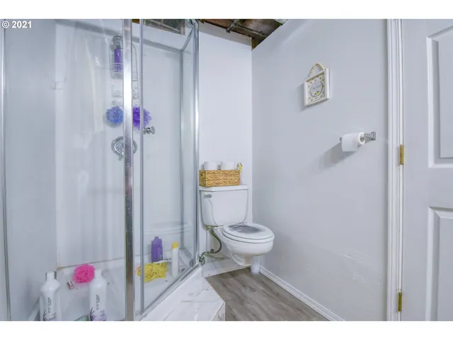 a close view of door in a room