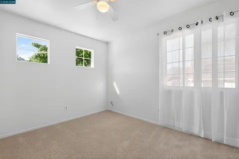 a view of a window in a room