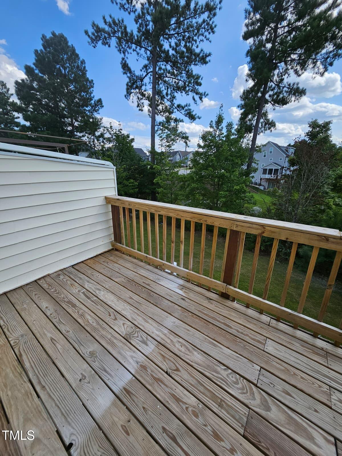 2205 Kirkhaven Road Morrisville, NC 27560 - Photo 26 of 36 a view of wooden deck