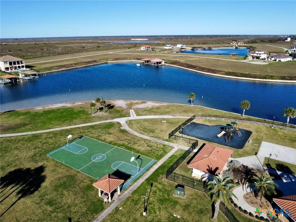 159 Chateau Way Port Port O'Connor, TX 77982 - Photo 19 of 40 an aerial view of residential houses with outdoor space