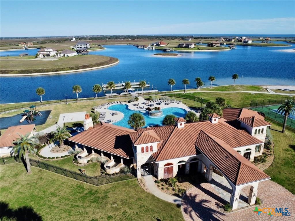 159 Chateau Way Port Port O'Connor, TX 77982 - Photo 6 of 40 an aerial view of residential houses with outdoor space
