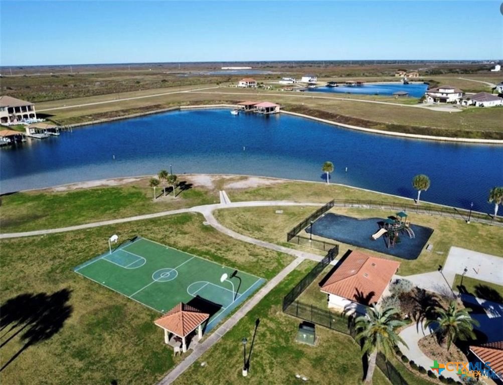 159 Chateau Way Port Port O'Connor, TX 77982 - Photo 10 of 40 an aerial view of residential houses with outdoor space