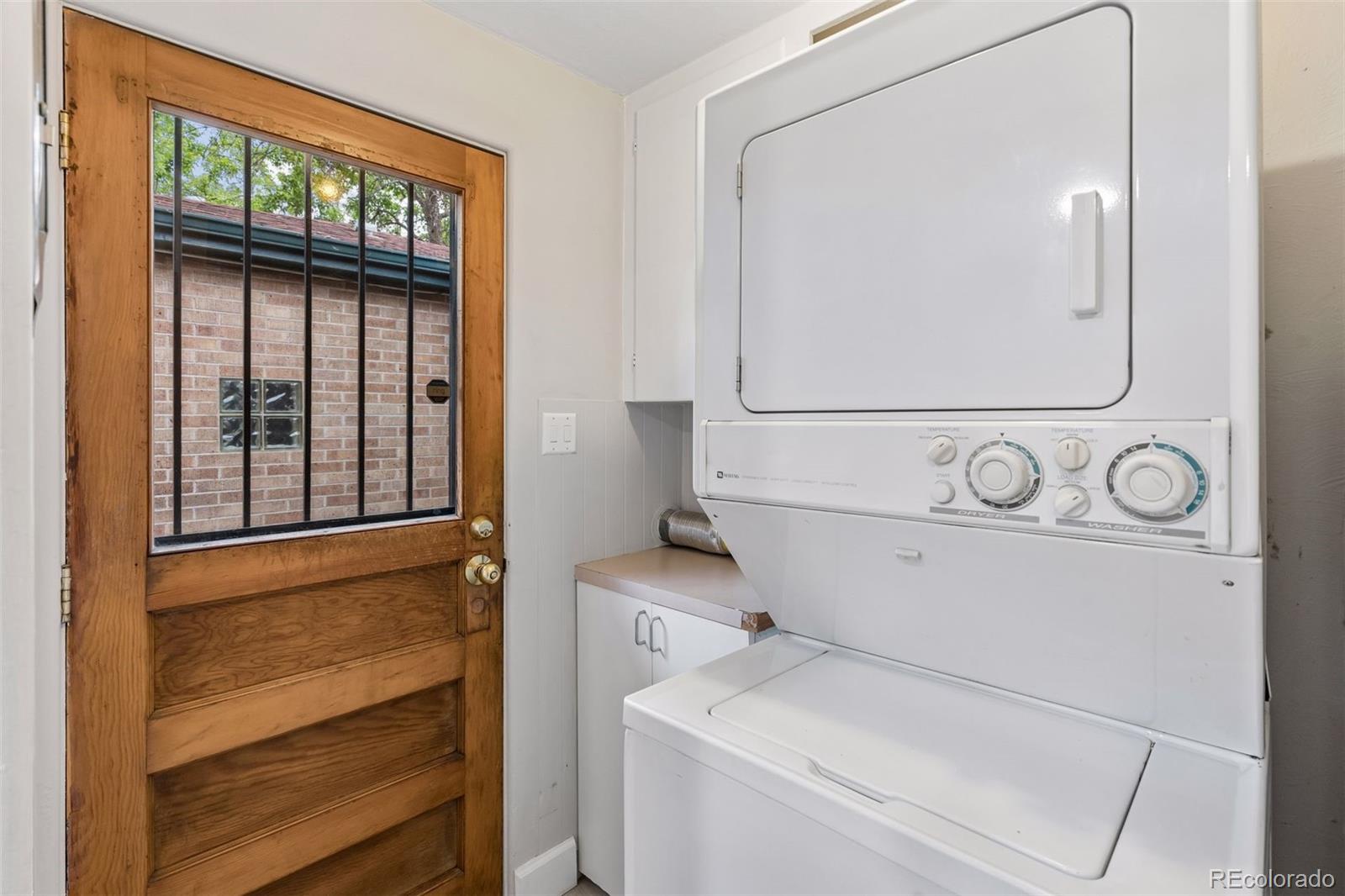 2255 Meade Street Denver, CO 80211 - Photo 13 of 30 a utility room with dryer and washer