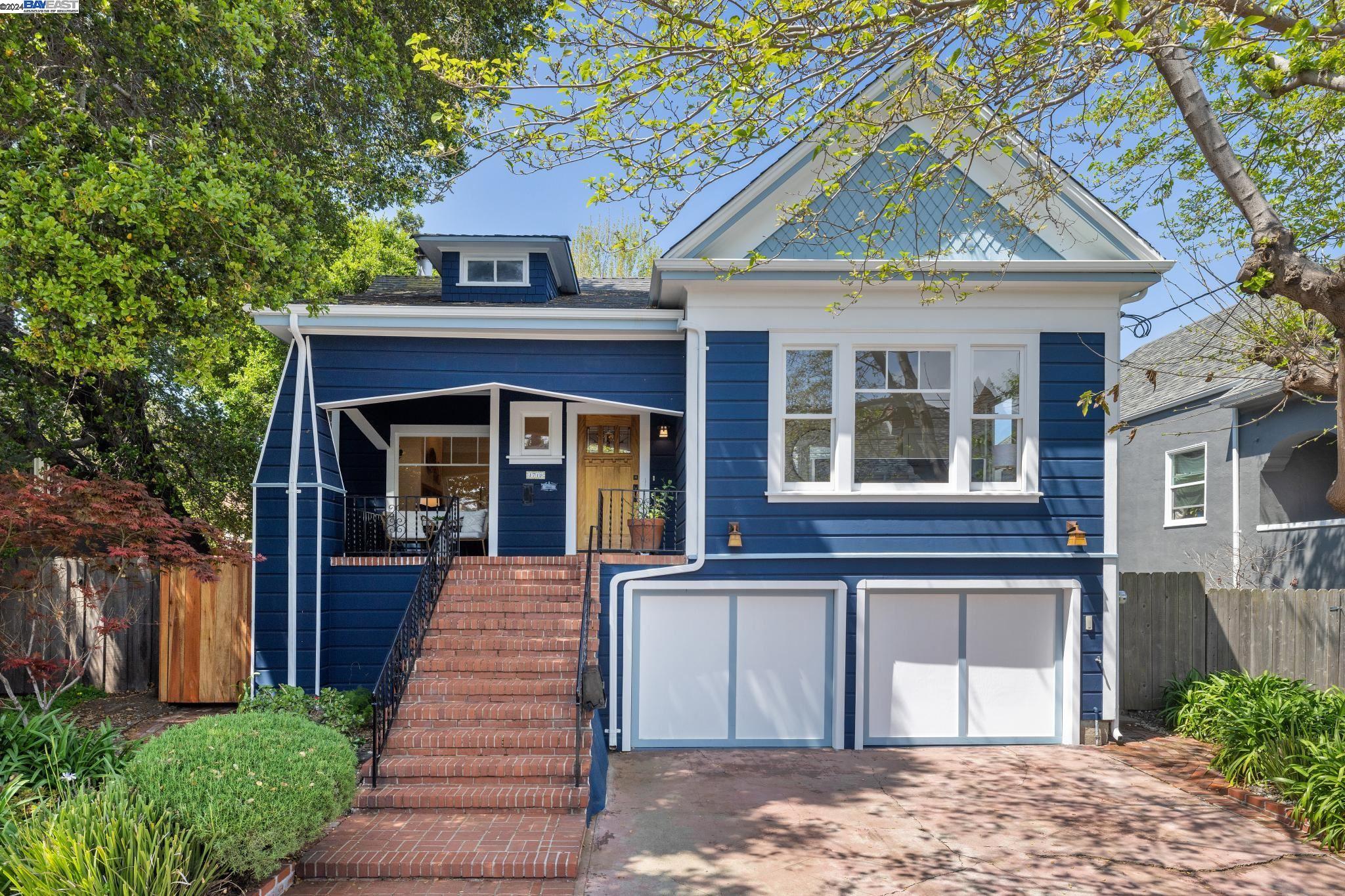 a front view of a house with a porch