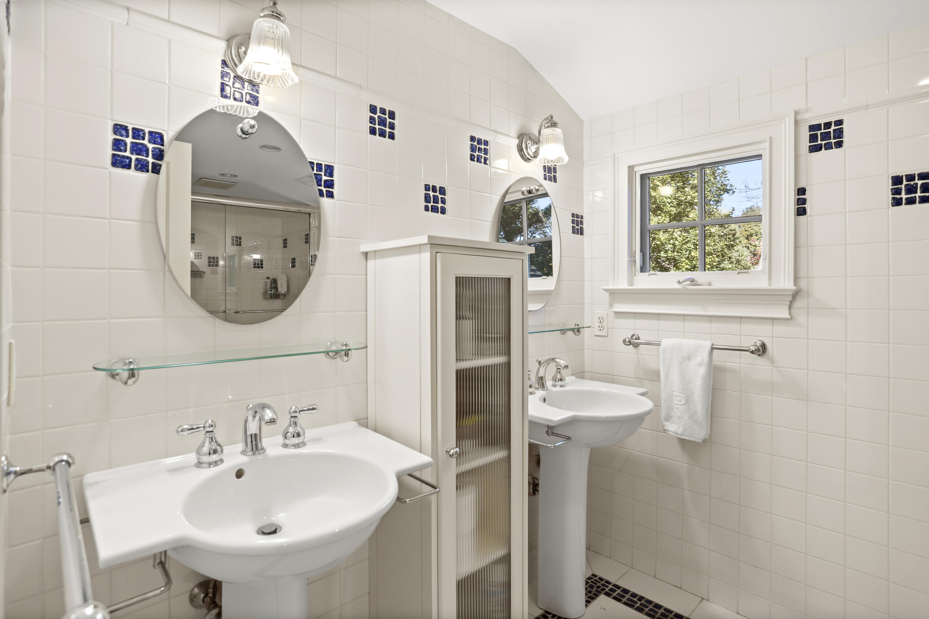 5 Laforge Road Darien, CT 06820 - Photo 17 of 24 a bathroom with a sink mirror and toilet
