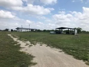 a view of a lake with a big yard