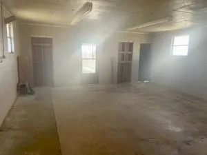 a view of livingroom with furniture and windows