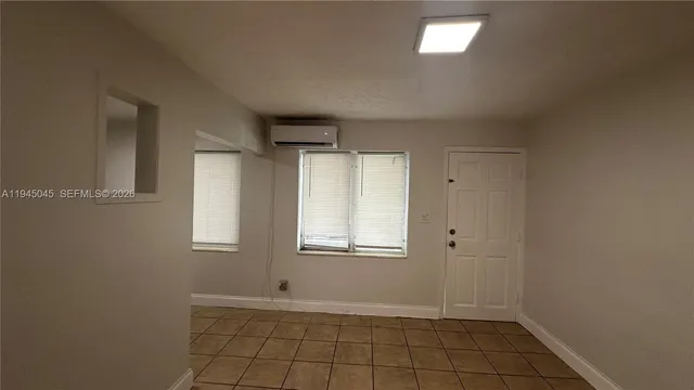 a view of a room and utility room