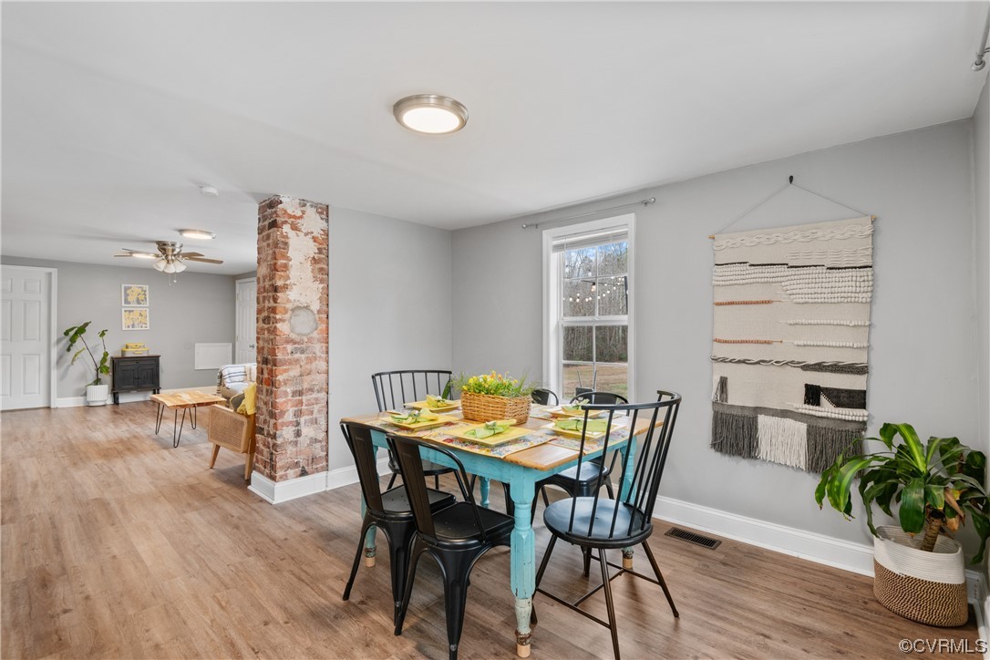 12901 Ruth Hill Road Church Road, VA 23833 - Photo 6 of 50 a dining room with furniture and wooden floor