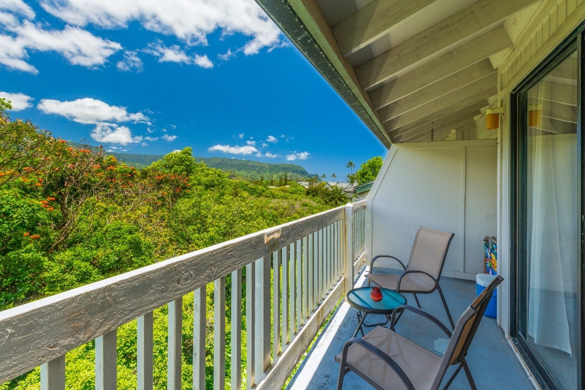 5301 Ka Haku Road, Unit 208 Princeville, HI 96722 - Photo 17 of 27 a view of a two chair in the balcony