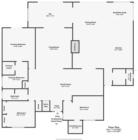 a picture of a floor plan