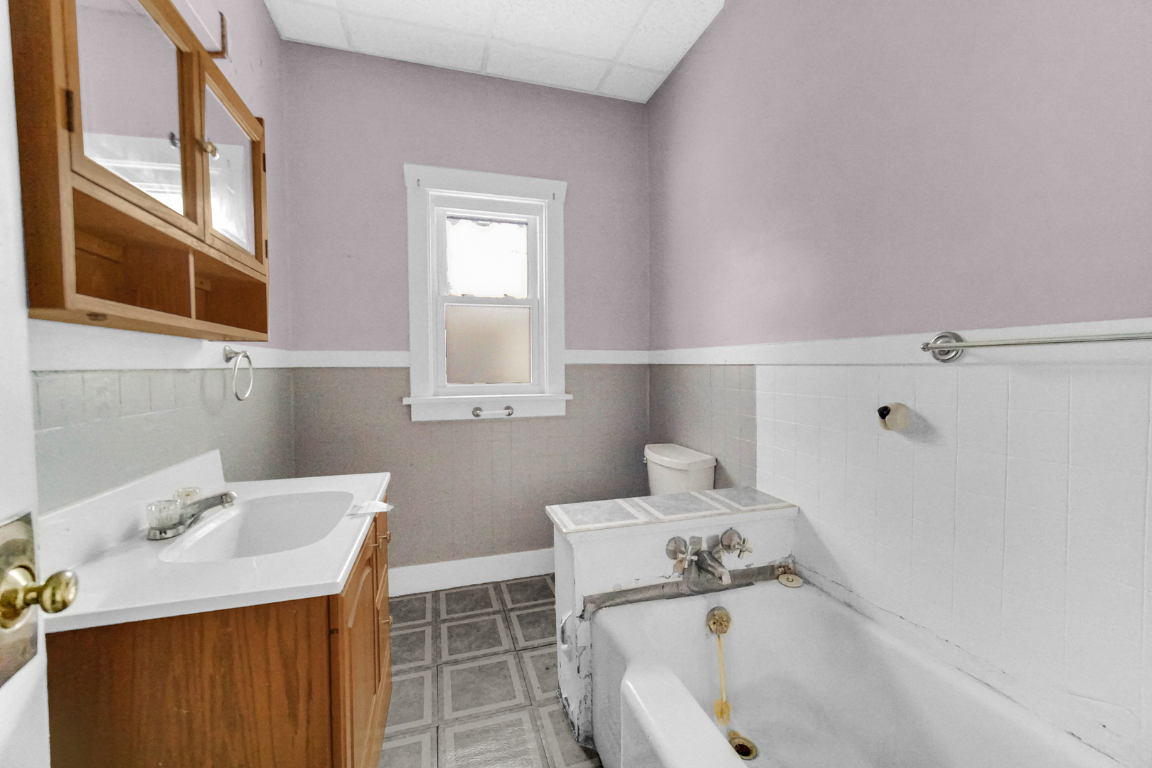 1009 Augusta Avenue Elgin, IL 60120 - Photo 12 of 24 a bathroom with a sink and a bathtub