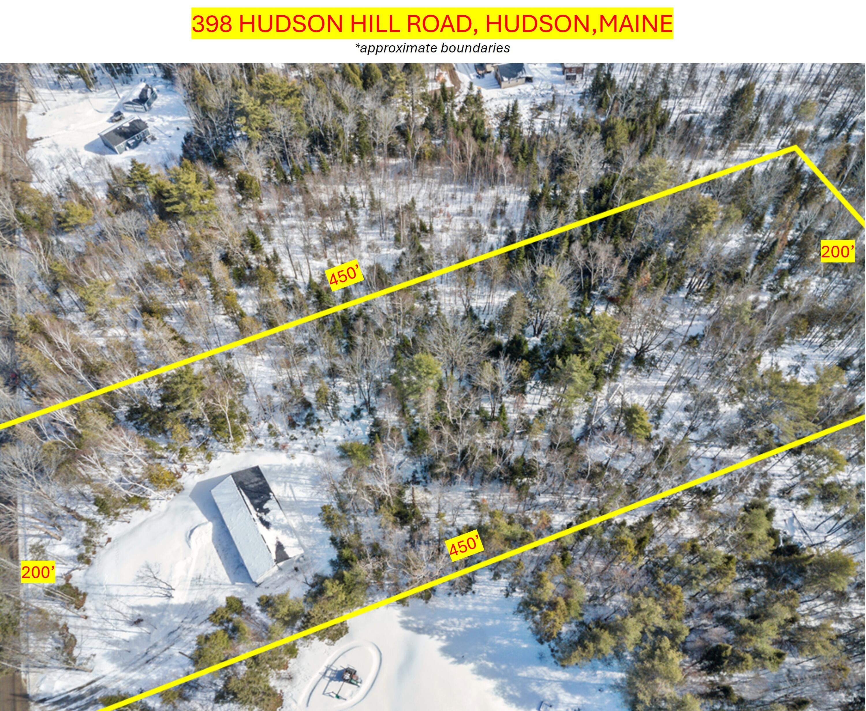 398 Hudson Hill Road Hudson, ME 04449 - Photo 14 of 50 398HHR_Boundary_Lines_2