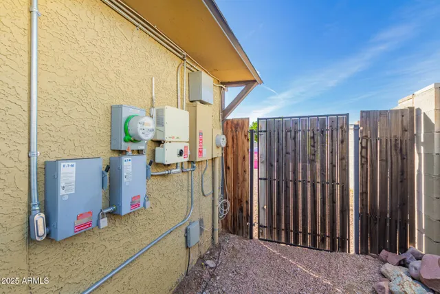 a view of storage and utility room